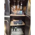 Meuble Bar Cabine Téléphérique Noir