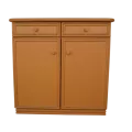 Meuble Zante 87x34 : 2 Portes et 2 Tiroirs Orange