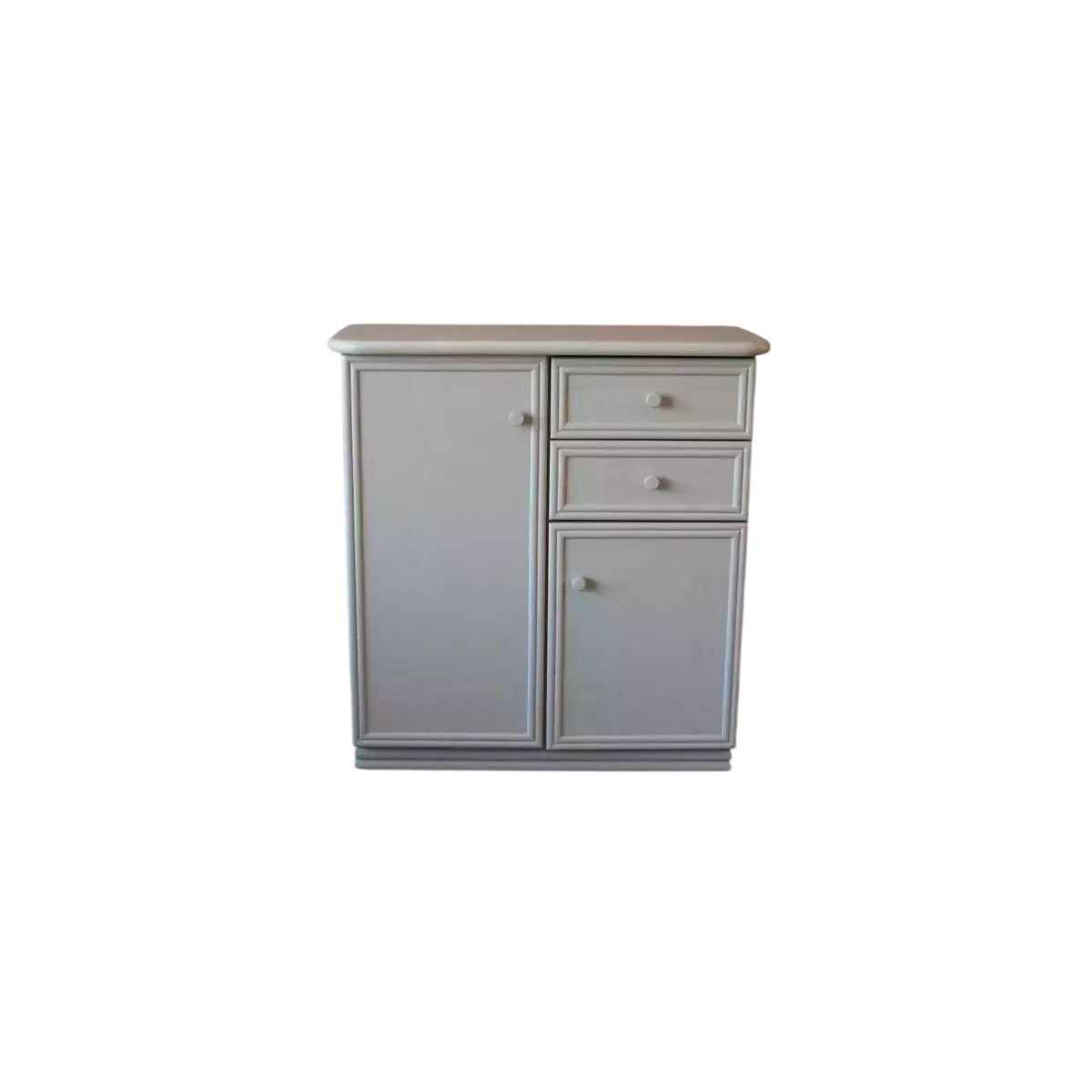 Meuble Delos 87x39 : 2 Portes et 2 Tiroirs Perla