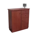 Meuble Delos 87x39 : 2 Portes et 2 Tiroirs Rojo