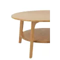Table basse Ronde Live Bambou/Rotin 80x80cm