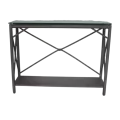 Console Bandar Vitrée Gris