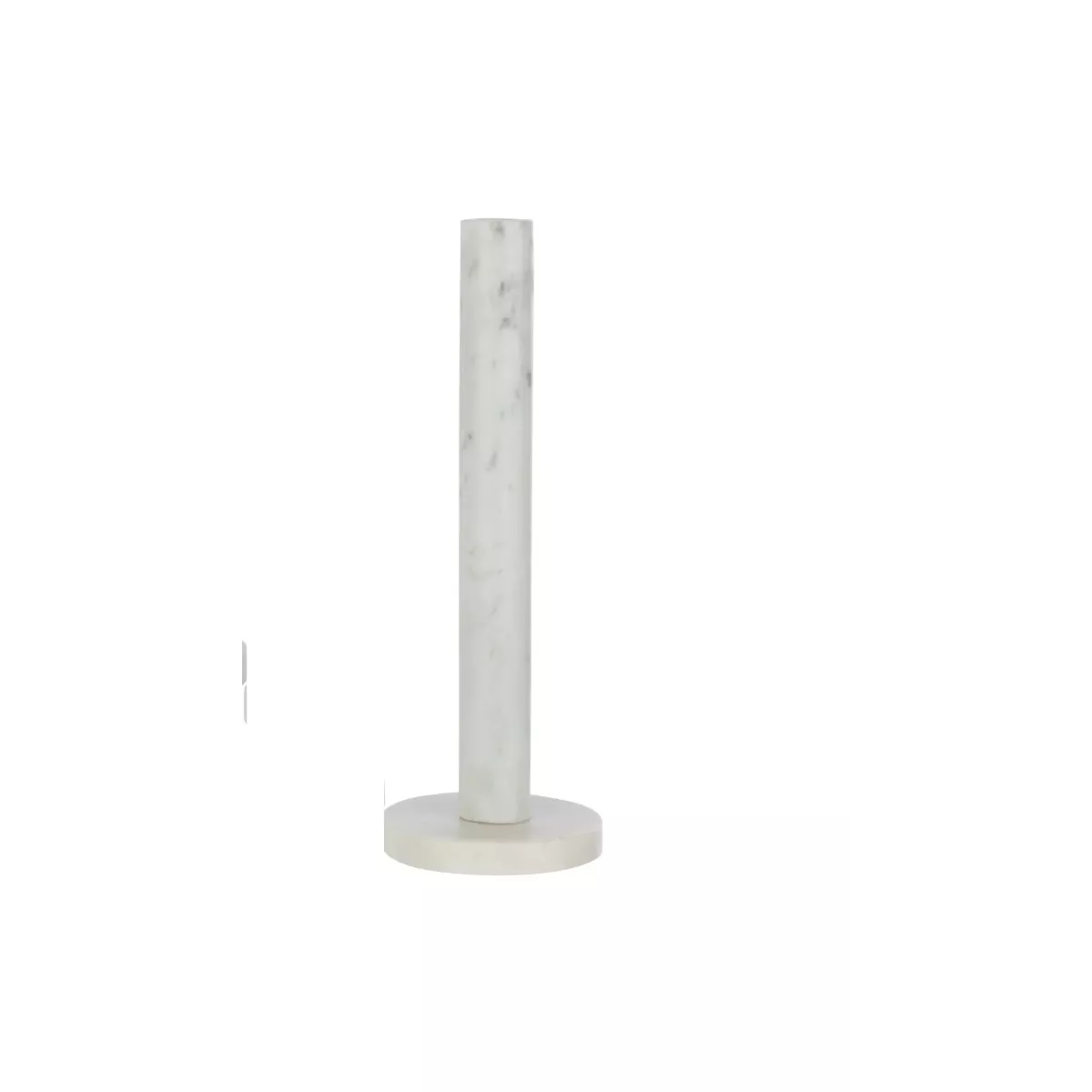 Photophore Marbre Blanc H.35cm