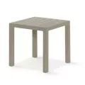Bout de Canapé Faro Aluminium Taupe