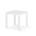 Bout de Canapé Milan Aluminium Blanc