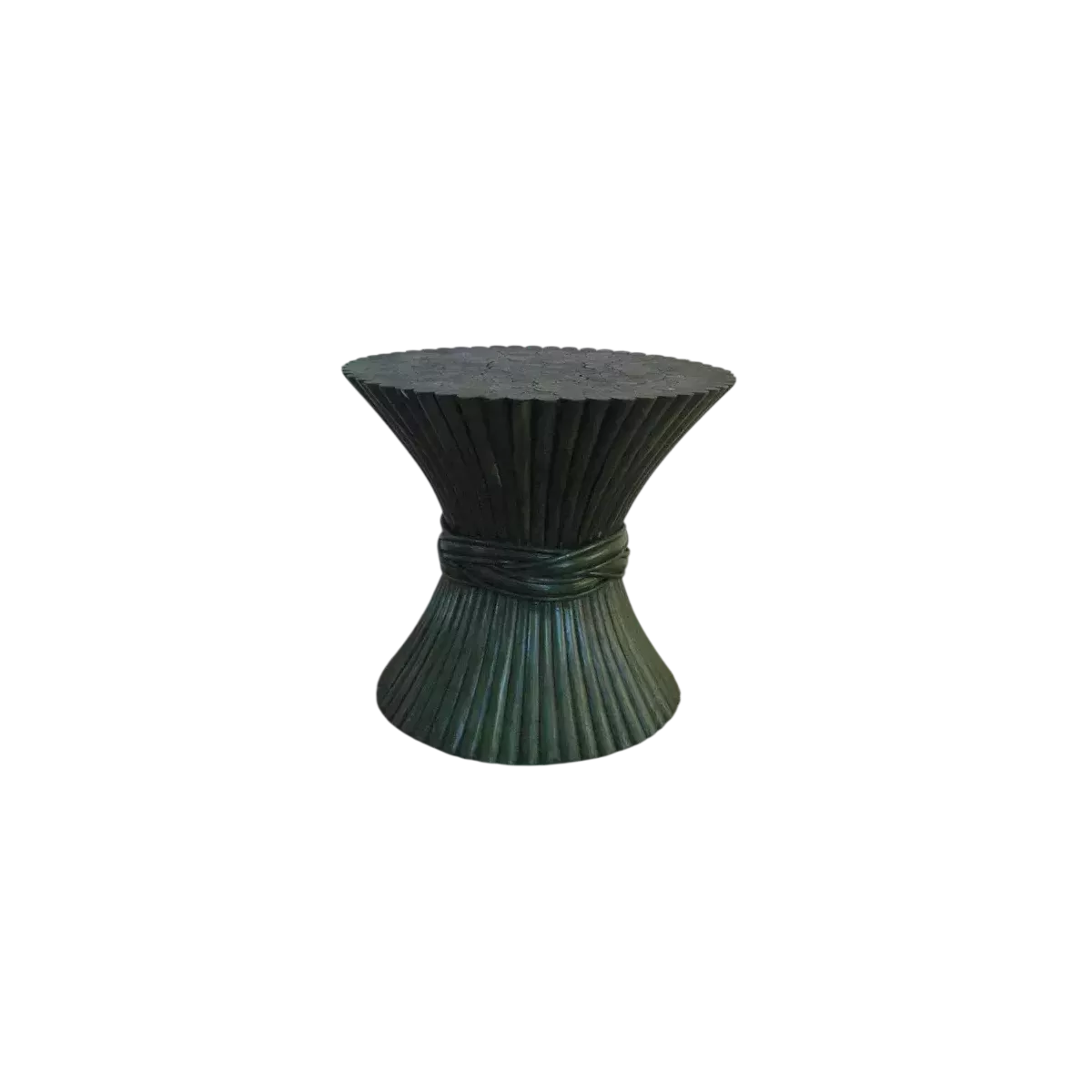 Colonne Gerbe de Blé H.40 cm Vert Foncé