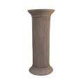 Colonne Romaine en Rotin H.76 cm Rose