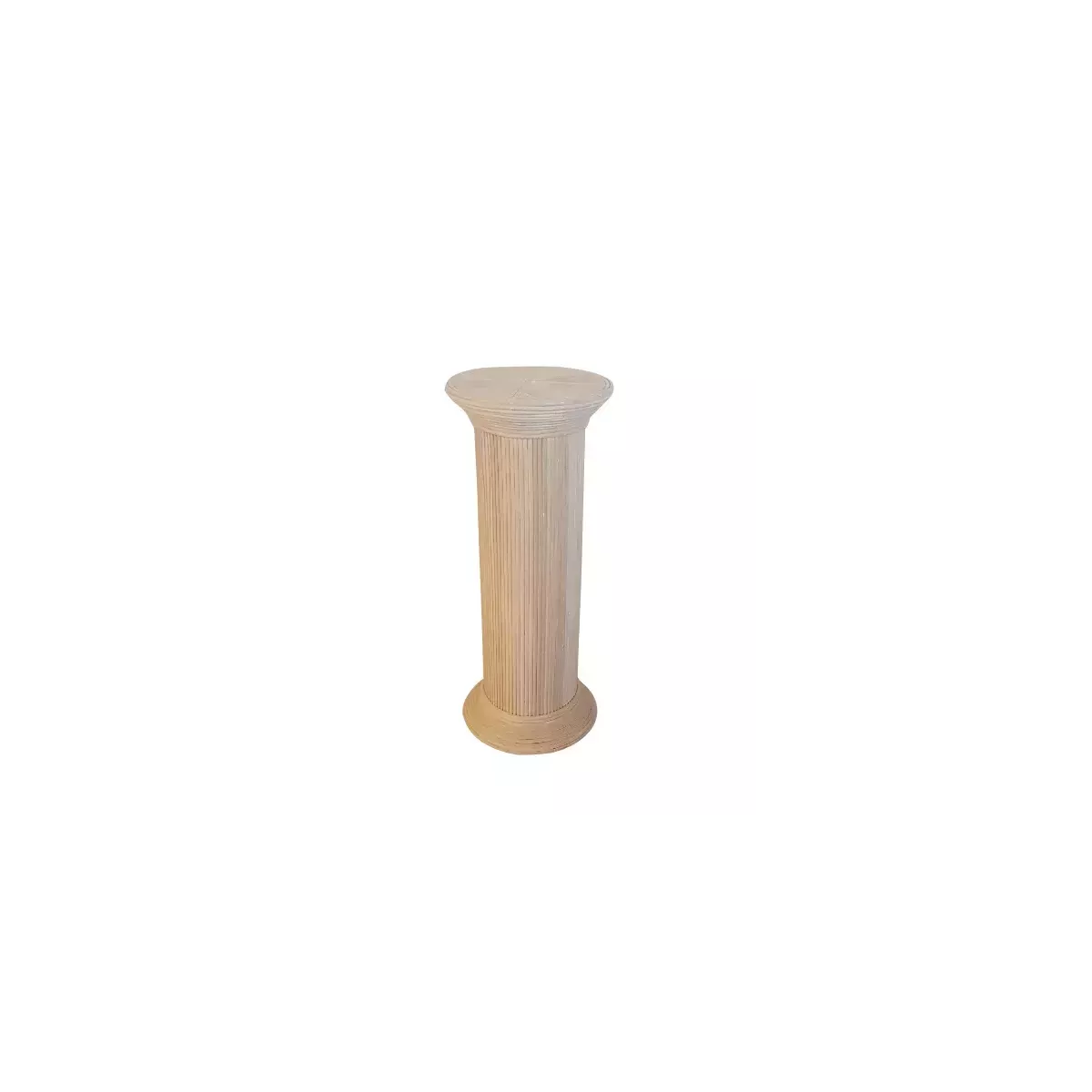 Colonne Romaine en Rotin H.91 cm Brut