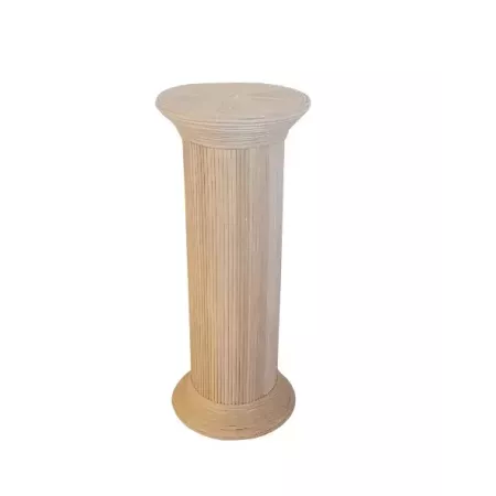 COLONNE EN ROTIN