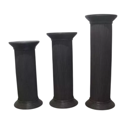 colonne en rotin