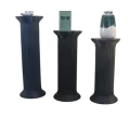 Colonne Romaine en Rotin H.91 cm Bleu