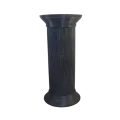 Colonne Romaine en Rotin H.76 cm Bleu