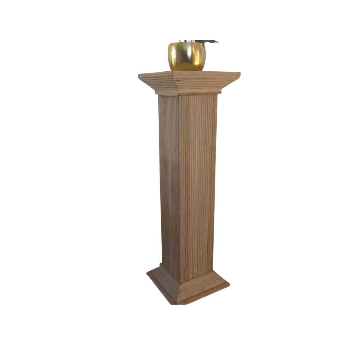 Colonne Grecque en Rotin H.91 cm Brut
