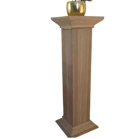 colonne en rotin