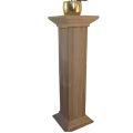 Colonne Grecque en Rotin H.91 cm Brut