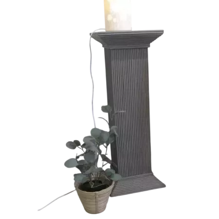 colonne en rotin