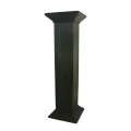 Colonne Grecque en Rotin H.91 cm Vert Foncé