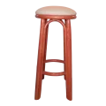 Tabouret de Bar Rotin Rome Rojo