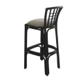 Tabouret de Bar Kubiki Rotin Noir