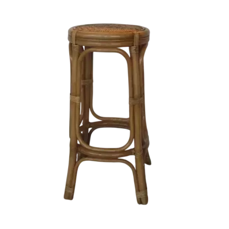 TABOURET DE BAR EN ROTIN