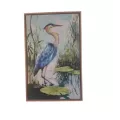 Tableau Heron Bleu 54x84