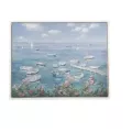 Tableau Une Baie en Eté 90x70