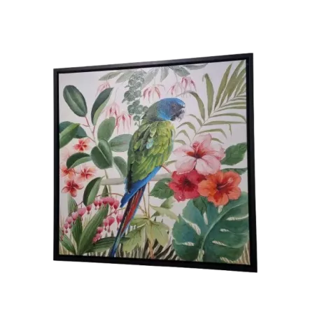 Tableau Perroquet Tropical