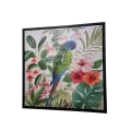 Tableau Perroquets 70x70