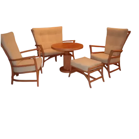 SALON EN ROTIN
