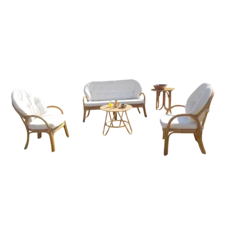 SALON EN ROTIN