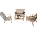 Salon Rotin Rome Nacre