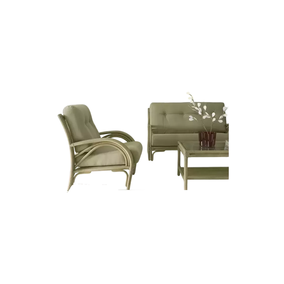 Salon en rotin Denvers Pino