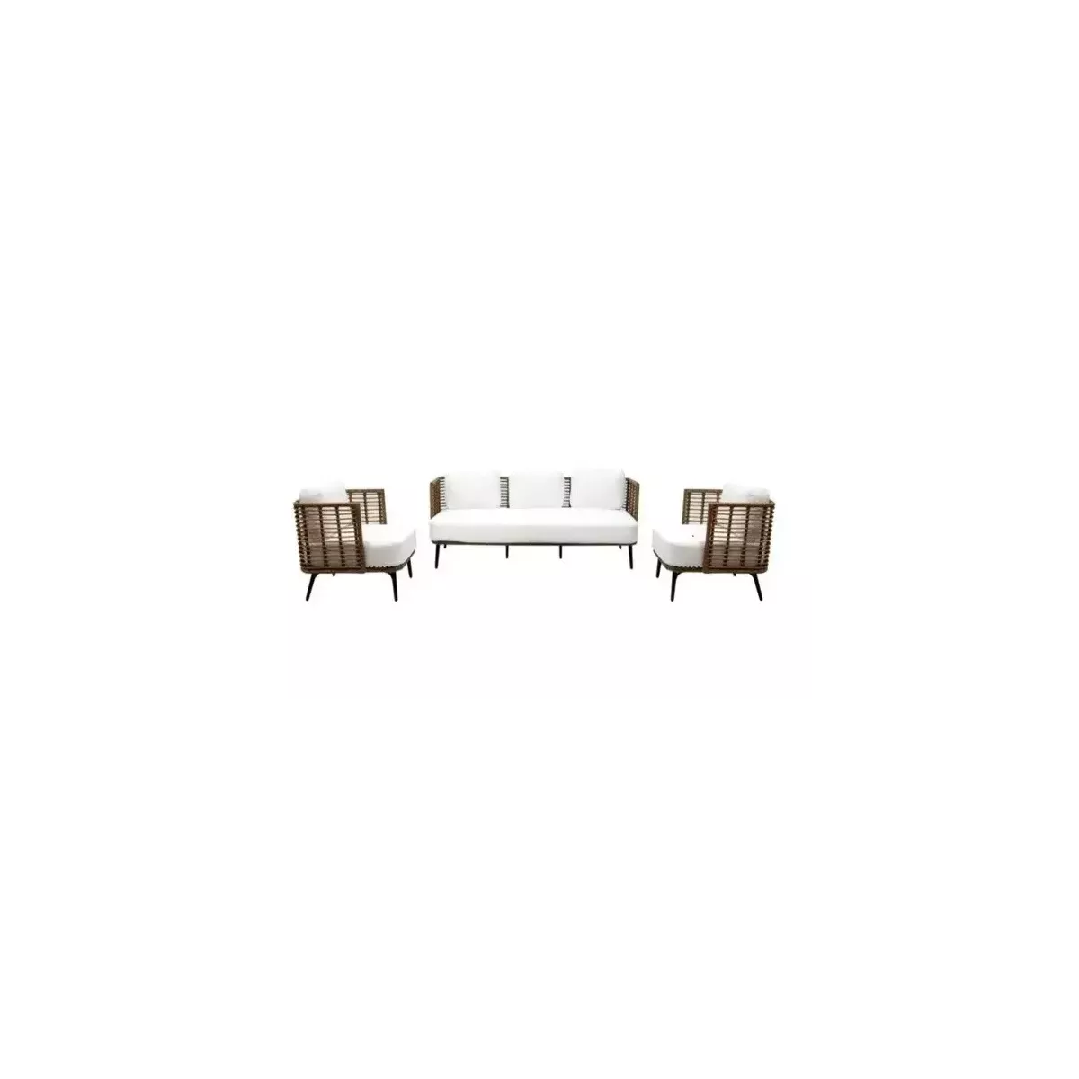 Salon Savoy : canapé 3 P + 2 Fauteuils + 1 Table basse