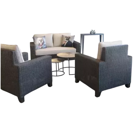 SALON EN ROTIN