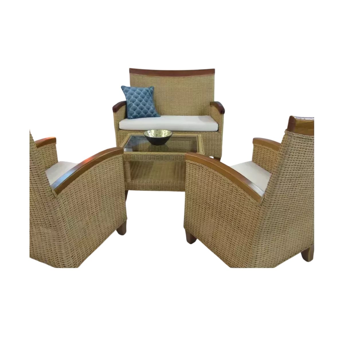 Salon Datuk Canapé 2P + 2 Fauteuils