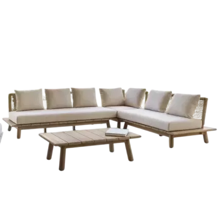 salon en acacia