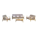 Salon Eco Teck Naturel canape 3 Places + 2 Fauteuils