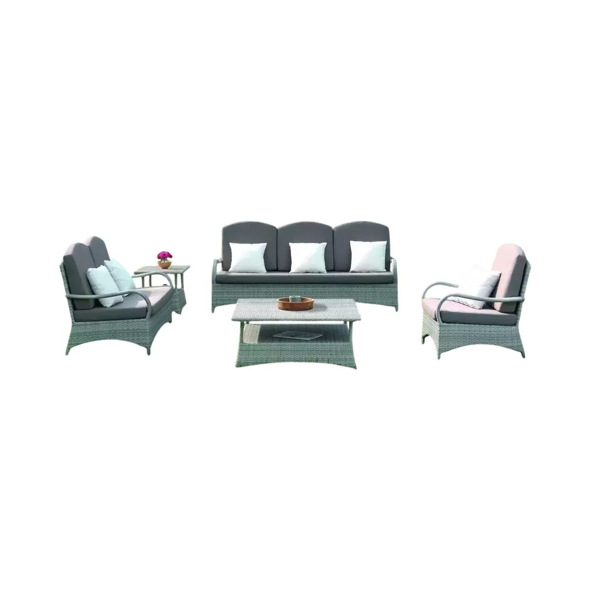 Salon Monaco Canapé 3 P + 2 Fauteuils
