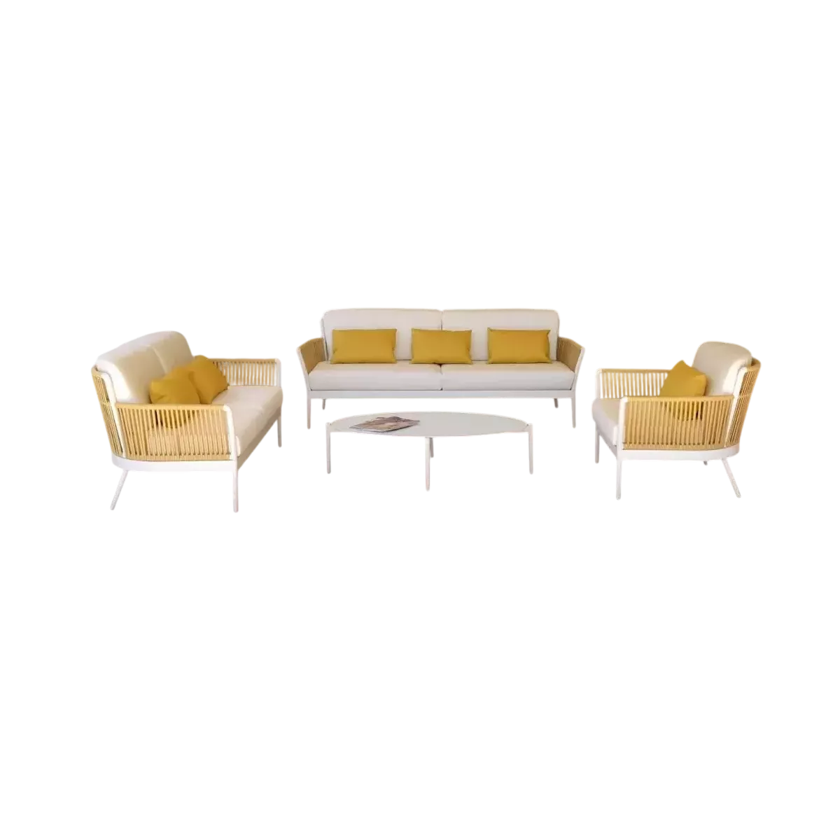 Salon Arenas : Canapé 3P + 2 Fauteuils