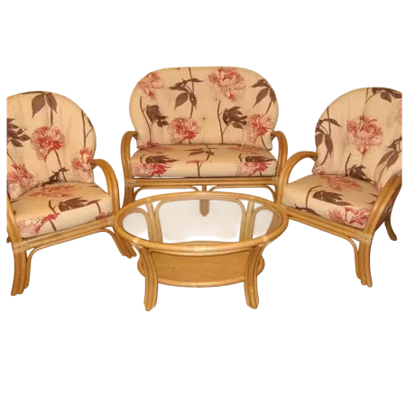 SALON EN ROTIN