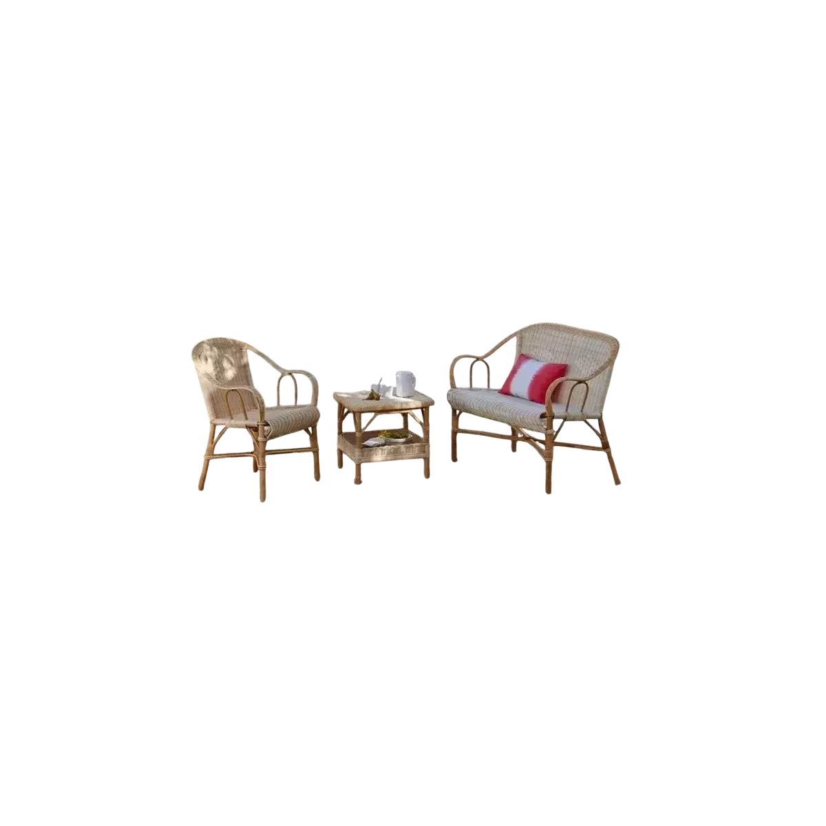 Salon Grand Père Naturel : Canapé + 2 fauteuils