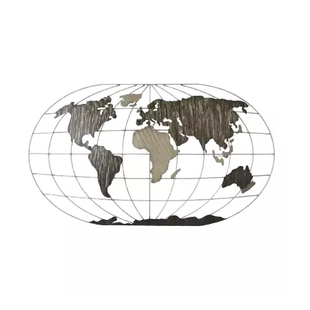 mappemonde métal