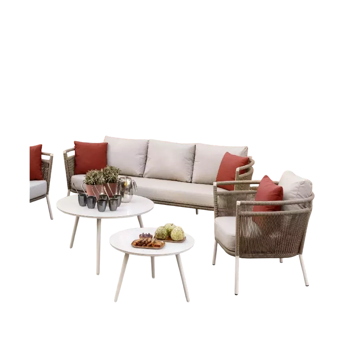 Salon Vegas : Canapé 3P + 2 Fauteuils