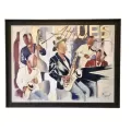 Tableau Farel Attica Blues 90x120