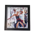 Tableau Farel Et Dieu Créa la Femme 60x60