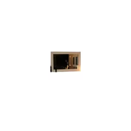 Miroir rectangulaire rotin ivoire