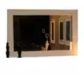 Miroir Rotin Bandar 118x78 Ivoire