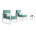 Ensemble 2 Fauteuils Nerja + Table basse Ronde Nerja