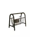 Porte Revues Rotin Gris