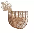 Porte Revues Mural Rotin Naturel